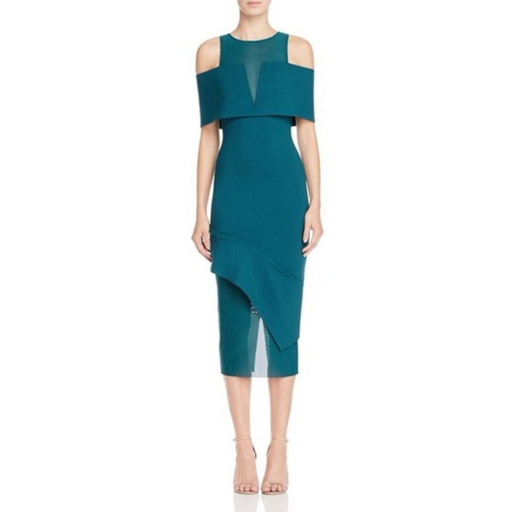Elliat Emerald Green Dress, Size S (fits a 2/4)